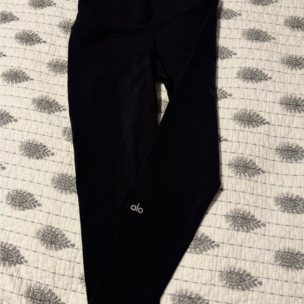 ALO 7/8 high-waist Airbrush legging in black